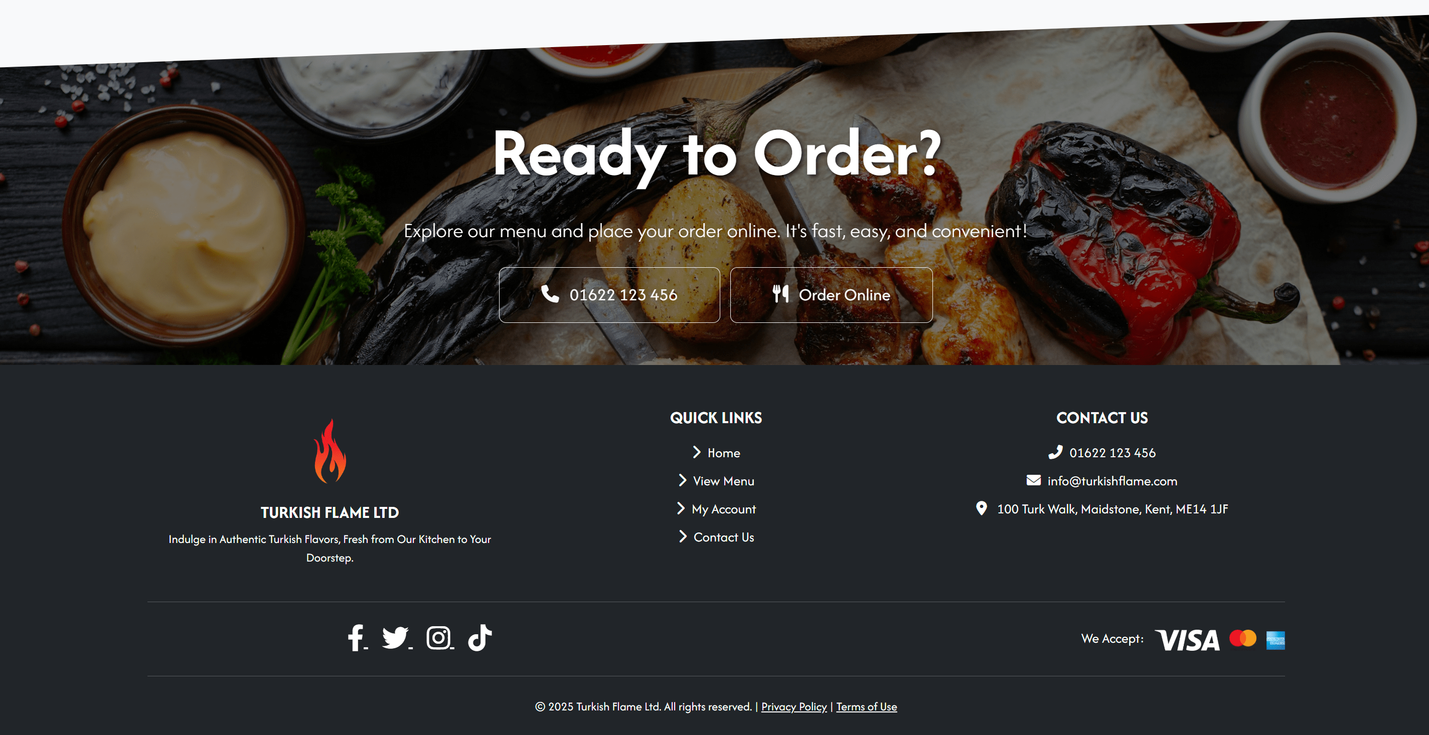 Restaurant and Takeaway Ordering System